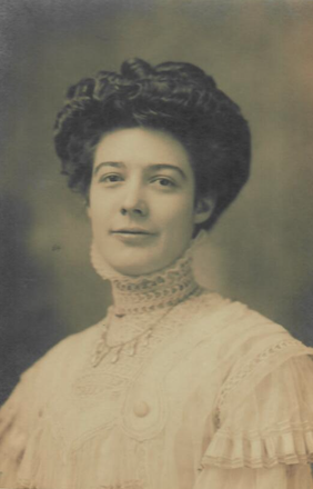 Portrait of Grace Gudith, the Gudith family matriarch, early 1900s